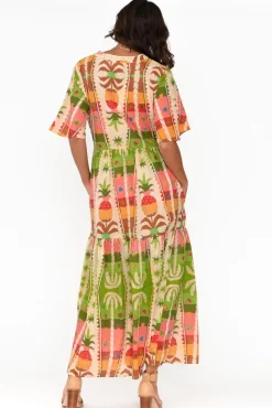 Cotton Dresses<Holiday Lynwood Tropical Cotton Maxi Dress