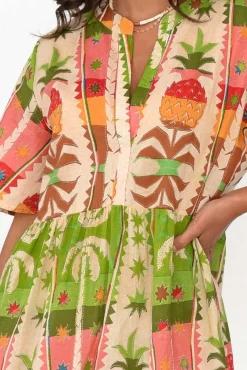 Cotton Dresses<Holiday Lynwood Tropical Cotton Maxi Dress