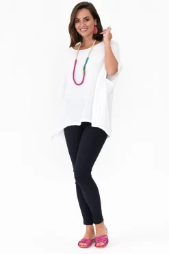 Sleeved Tops<Slate the Label Mali White Drape Top