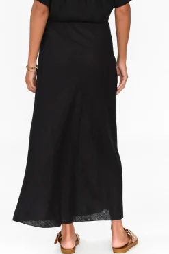 Skirts<Label Of Love Malva Black Maxi Skirt