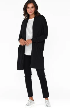 Cardigans<Betty Basics Margot Black Cardigan