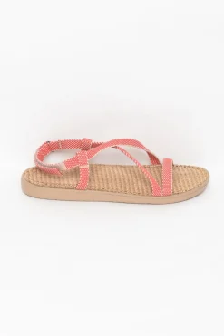 Flat Sandals<Lovelies Mari Red Strappy Sandal