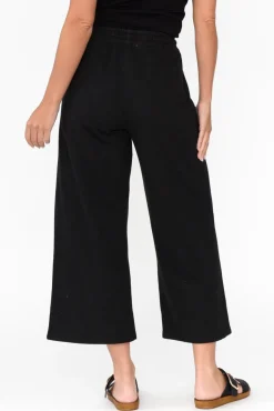 Pants<One Ten Willow Mariam Black Relaxed Track Pant