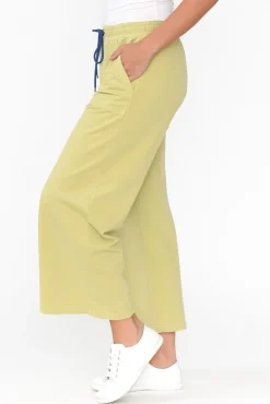 Pants<One Ten Willow Mariam Green Relaxed Track Pant