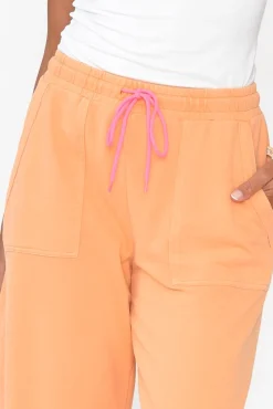 Pants<One Ten Willow Mariam Orange Relaxed Track Pant