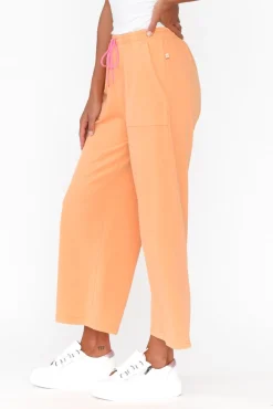 Pants<One Ten Willow Mariam Orange Relaxed Track Pant