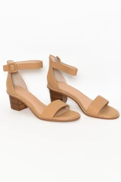 Heeled Sandals<Nude Shoes Mickee Nude Leather Heel