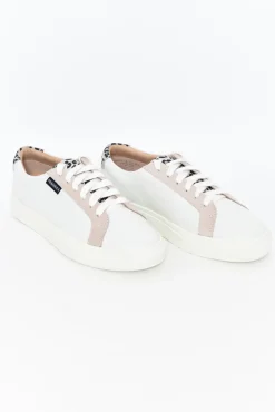 White Sneakers<Frankie4 Mim Iii White/Leopard Print Sneaker