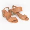 Heeled Sandals<Hinako Mitti Tan Leather Heel Sandal