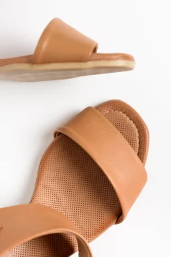Heeled Sandals<Hinako Mitti Tan Leather Heel Sandal
