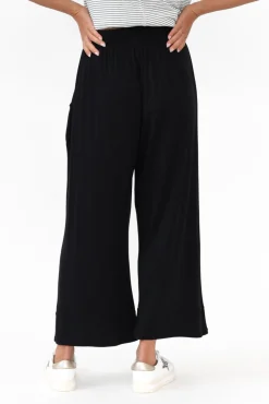 Pants<Betty Basics Moulin Black Tie Front Cropped Pant