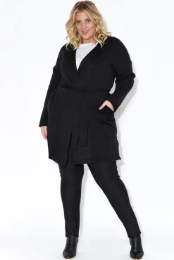 Jackets<Betty Basics Murphy Black Structured Coat
