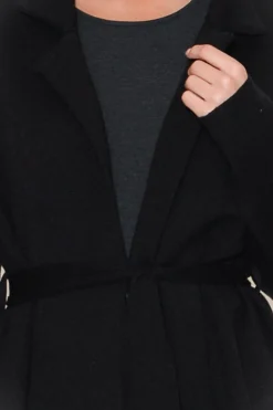 Jackets<Betty Basics Murphy Black Structured Coat