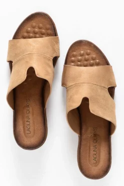 Heeled Sandals<Laguna Quays Naomi Tan Cut Out Wedge