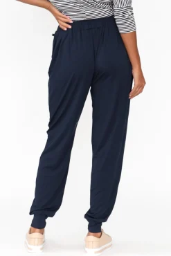 Pants<Pq Navy Bamboo Everyday Pant