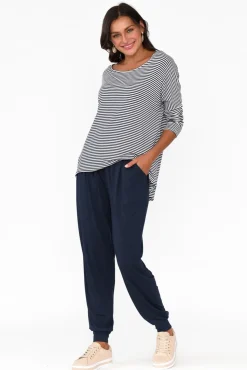 Pants<Pq Navy Bamboo Everyday Pant