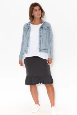 Jackets<Threadz Nico Denim Jacket