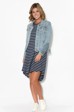 Jackets<Threadz Nico Denim Jacket