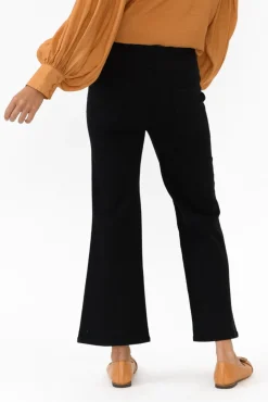 Jeans<Betty Basics Nicola Black Wide Leg Jean