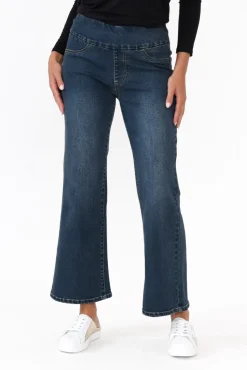 Jeans<Betty Basics Nicola Dark Denim Wide Leg Jean