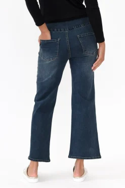 Jeans<Betty Basics Nicola Dark Denim Wide Leg Jean