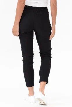 Pants<Tirelli Olympia Black Straight 7/8 Pant