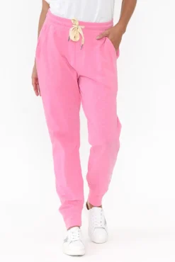 Pants<Elm Out And About Pink Cotton Pant