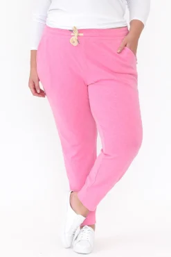 Pants<Elm Out And About Pink Cotton Pant