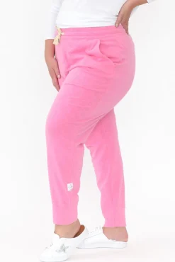 Pants<Elm Out And About Pink Cotton Pant