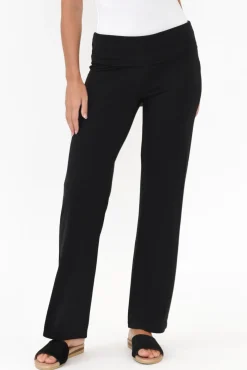 Pants<Bamboo Body Pamela Black Bamboo Pant - Petite