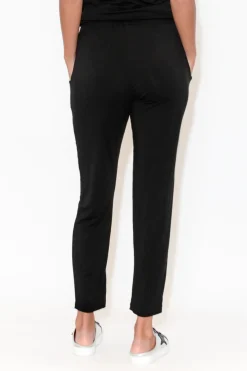 Pants<Bamboo Body Percy Black Bamboo Pocket Pant