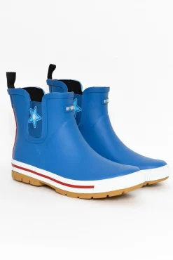 Boots<Rancho Ramjet Blue Waterproof Ankle Boot