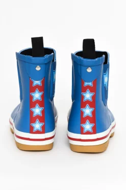 Boots<Rancho Ramjet Blue Waterproof Ankle Boot