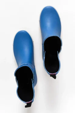 Boots<Rancho Ramjet Blue Waterproof Ankle Boot