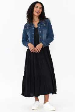 Jackets<Country Denim Rellie Blue Denim Stretch Jacket