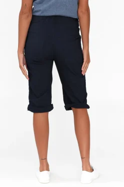 Shorts<La Strada Rhonda Navy Embellished Shorts