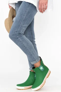 Boots<Rancho Rocket Green Waterproof Ankle Boot