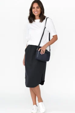 Cotton Tops<Betty Basics Rosalie White Cotton Tee