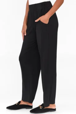 Pants<Pq Rosella Black Bamboo Pant