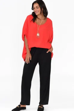 Pants<Pq Rosella Black Bamboo Pant