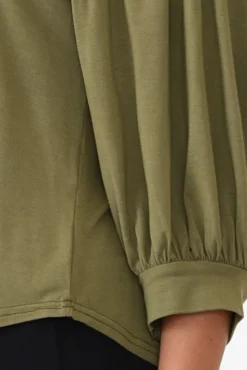 Sleeved Tops<Willow Tree Rupert Khaki Modal Top