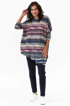 Pants<Hourglass Rylan Navy Cotton Tie Pant