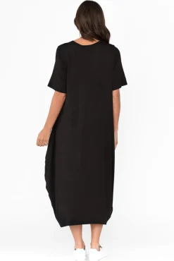 Bamboo Dresses<Pq Samiya Black Bamboo Dress