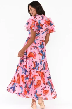 Cotton Dresses<Maude Vivante Sana Fruity Fusion Cotton Frill Dress