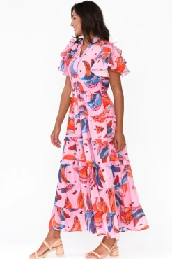 Cotton Dresses<Maude Vivante Sana Fruity Fusion Cotton Frill Dress