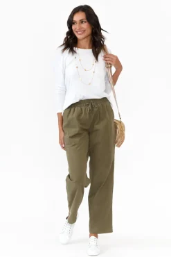 Pants<Betty Basics Santa Monica Khaki Pocket Pant