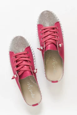 Leather Sneakers<Ameise Sarah Hot Pink Leather Mule Sneaker