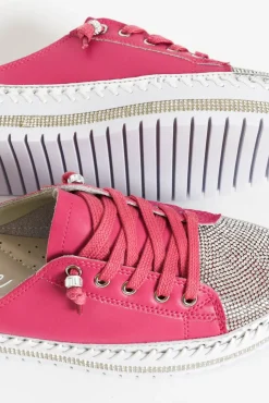 Leather Sneakers<Ameise Sarah Hot Pink Leather Mule Sneaker