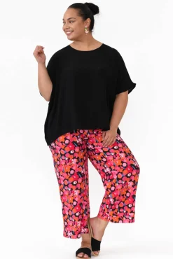 Pants<Betty Basics Sarah Pink Floral Cropped Pant