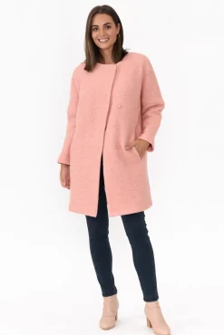 Coats<Foil Senseo Winter Peach Wool Blend Coat